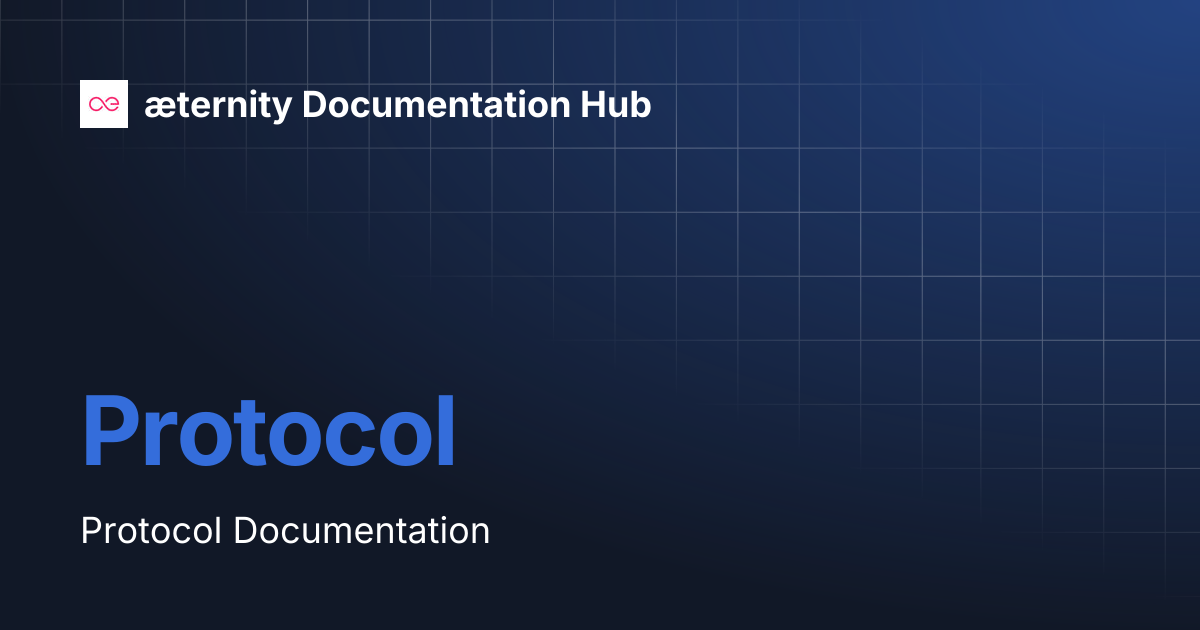 Protocol | æternity Documentation Hub
